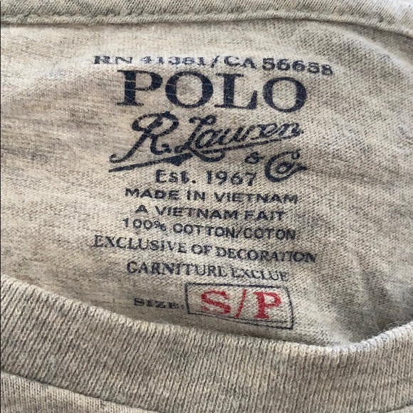 Ralph Lauren Grey Polo - Picture 3 of 3